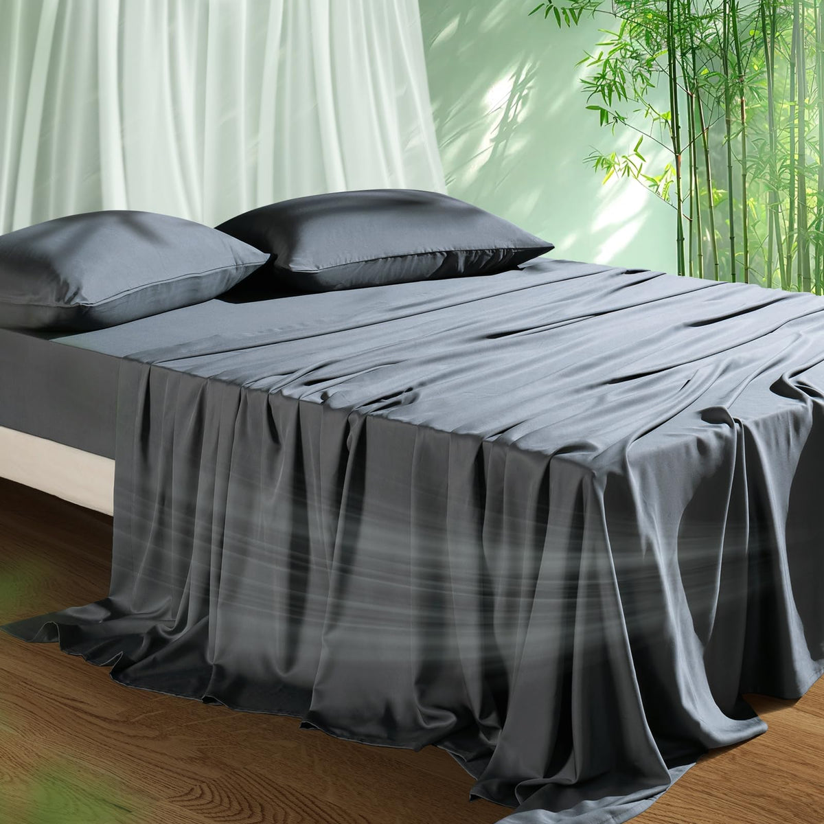 Hot Sleeper Sheets queen packaging highlights sustainable luxury and easy gifting.