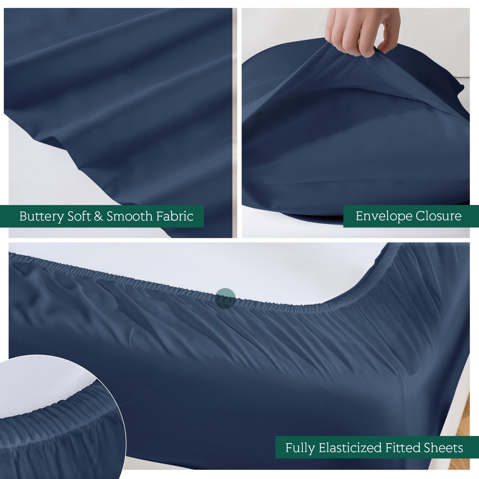 HOT SLEEPER SHEETS sateen weave delivers buttery softness against skin.