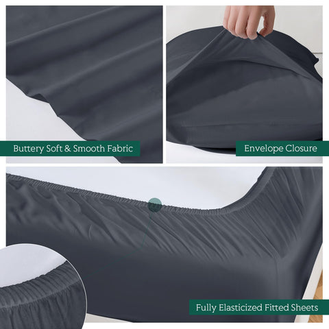Hot Sleeper Sheets sateen weave texture offers buttery-soft feel and smooth surface.