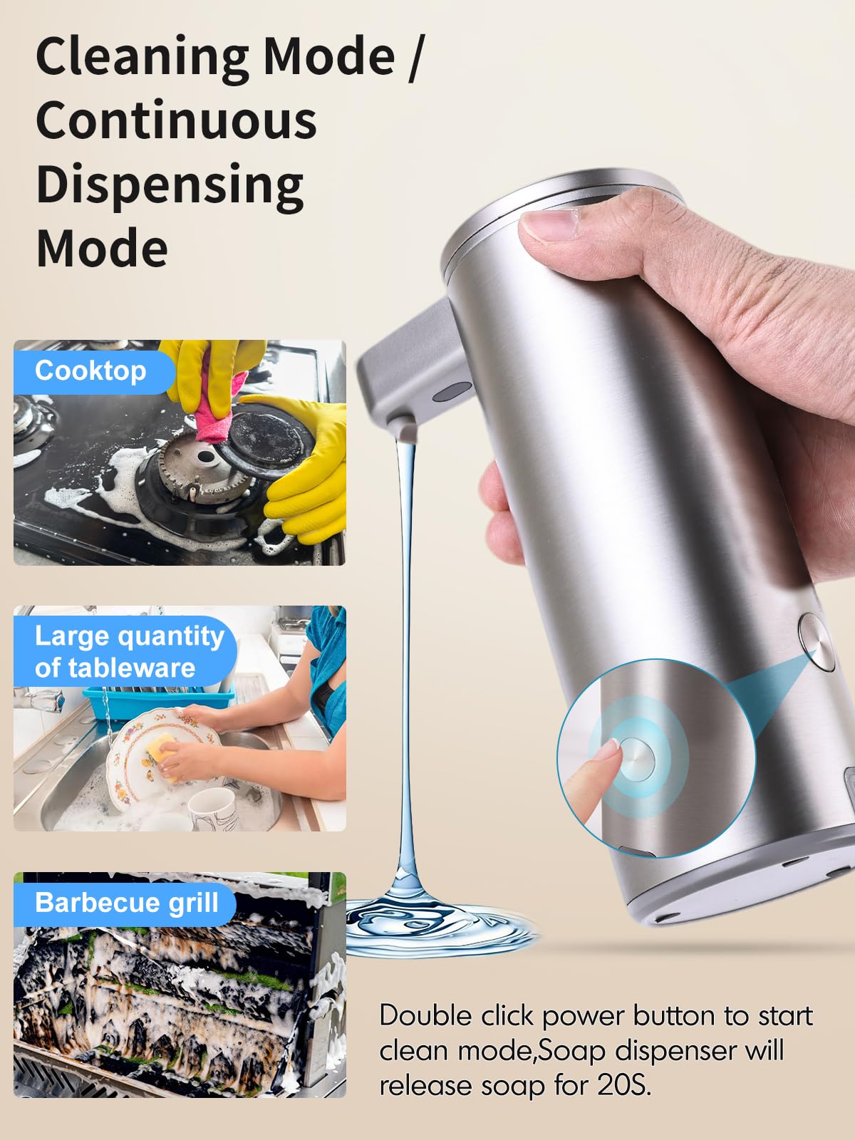 HOTBABY compact sink dispenser suitable for commercial spaces