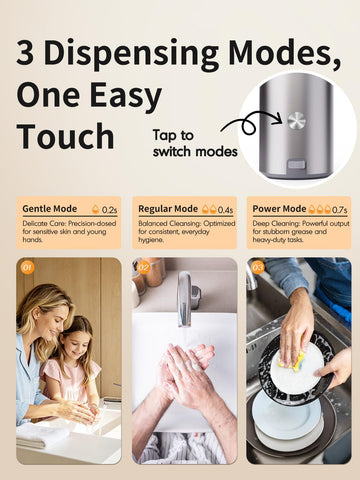 HOTBABY IPX5 waterproof dispenser in bathroom setting