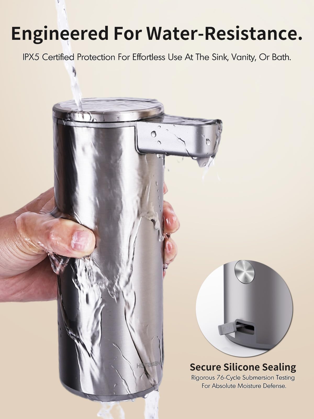 HOTBABY three-level volume control on dispenser