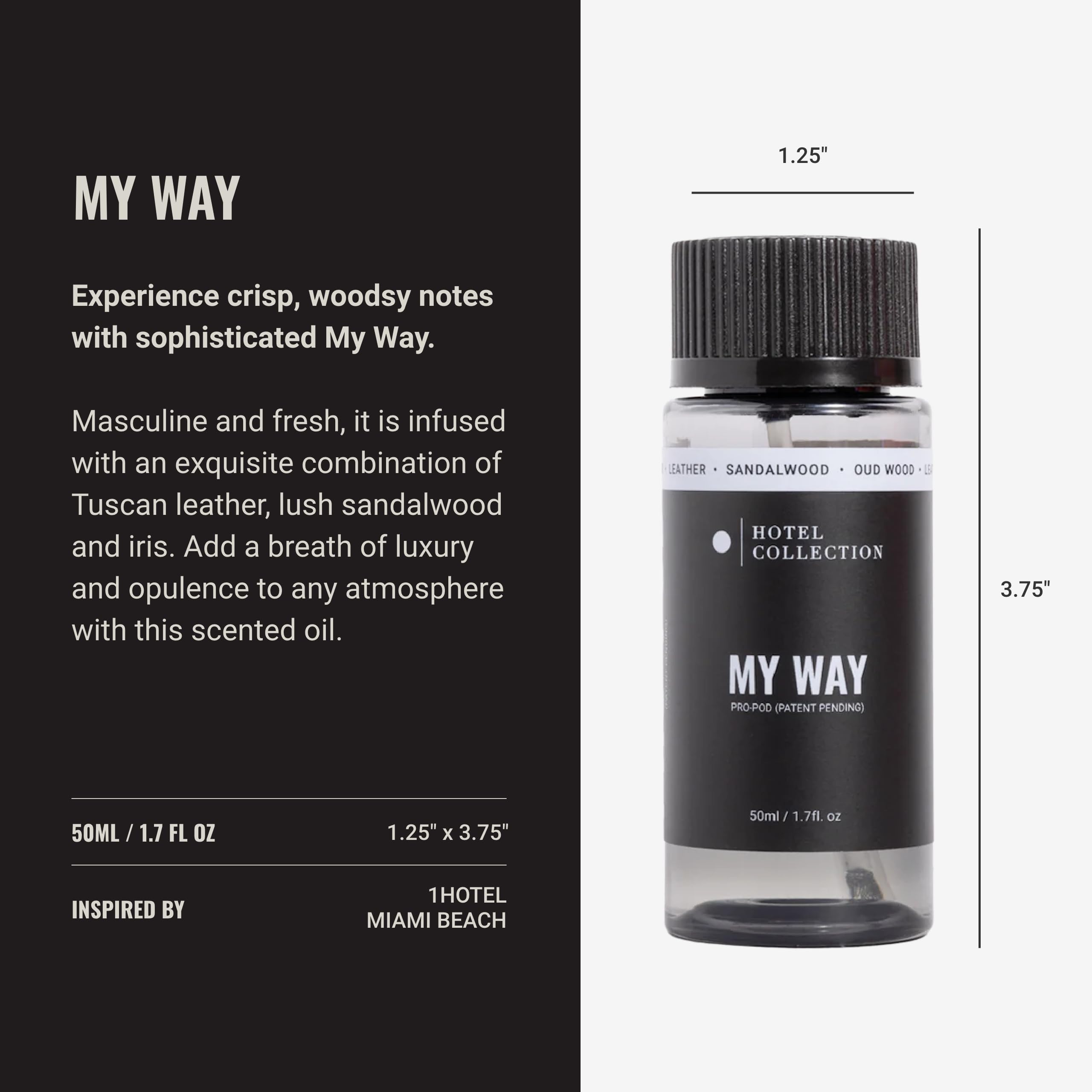 Hotel Collection My Way beautiful iris diffuser oil adds subtle floral depth