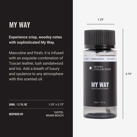 Hotel Collection My Way beautiful iris diffuser oil adds subtle floral depth