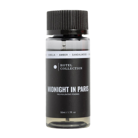 Hotel Collection Midnight in Paris Pro-Pod bottle elevates room fragrance ambiance