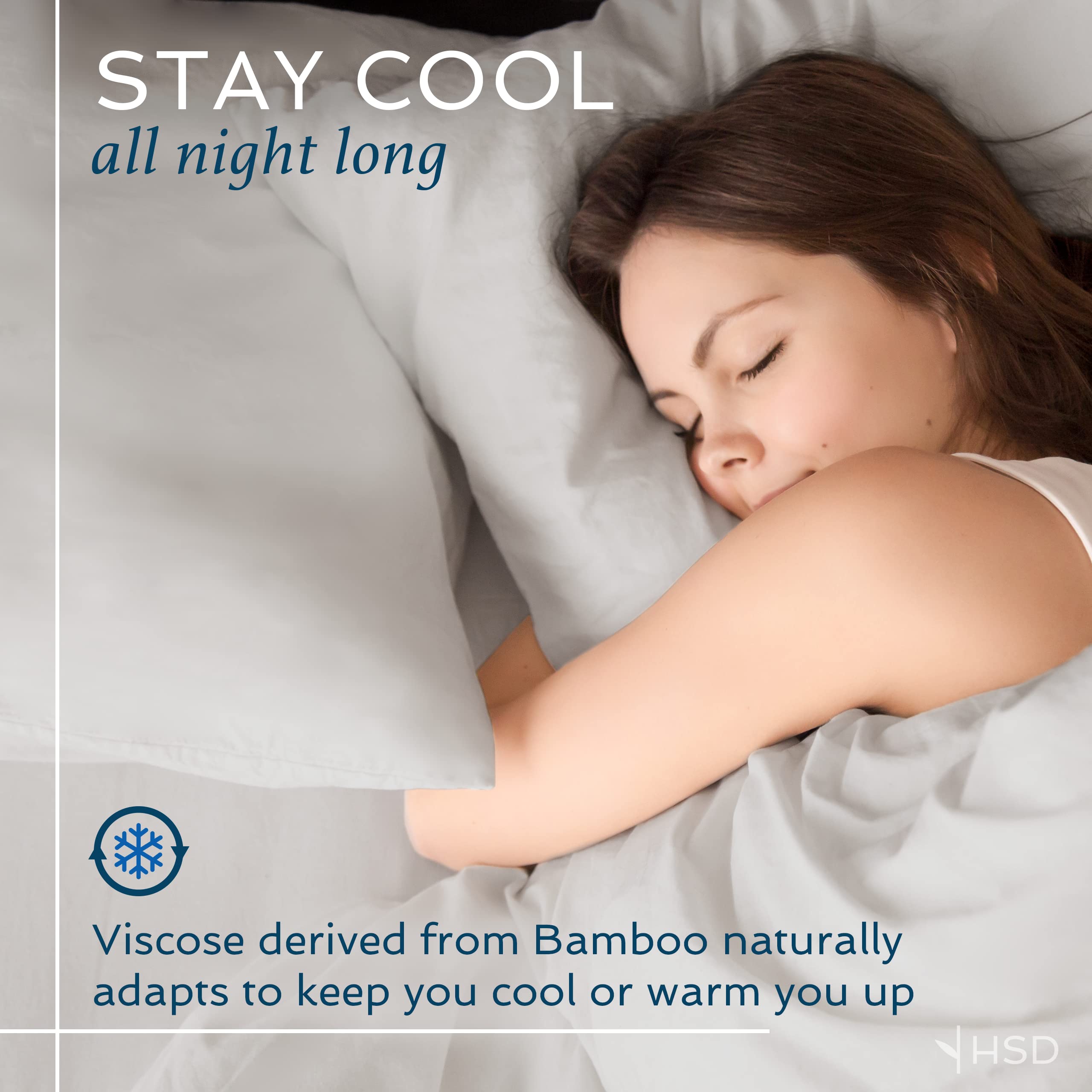 Hotel Sheets Direct queen flat sheet neatly smoothed for a wrinkle-free look.