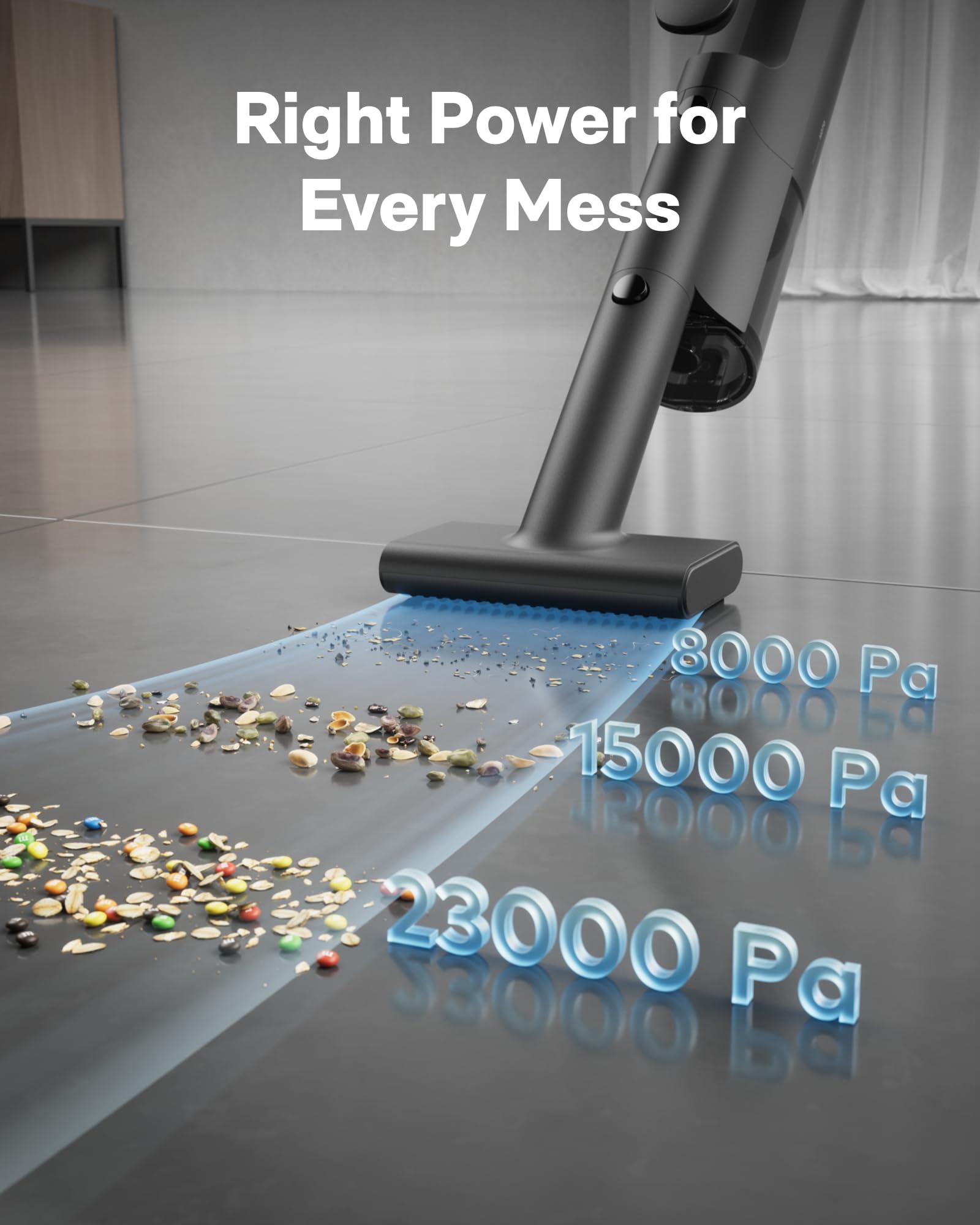 HOTO BlowVac two-in-one crevice nozzle reaches tight gaps.