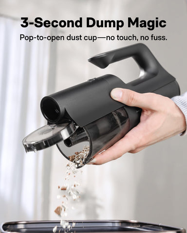 HOTO BlowVac ultralight at 2.09 lb for one-handed use.