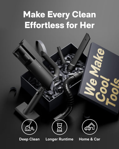 HOTO BlowVac vacuum and blow dual-function in one tool.