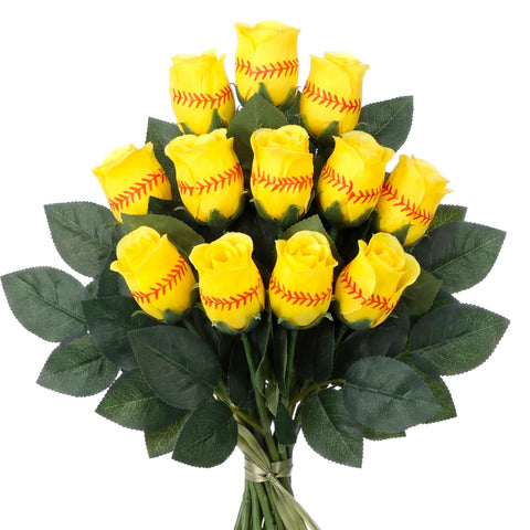 Hotop 12-pack softball roses pack for team decor and gifts.
