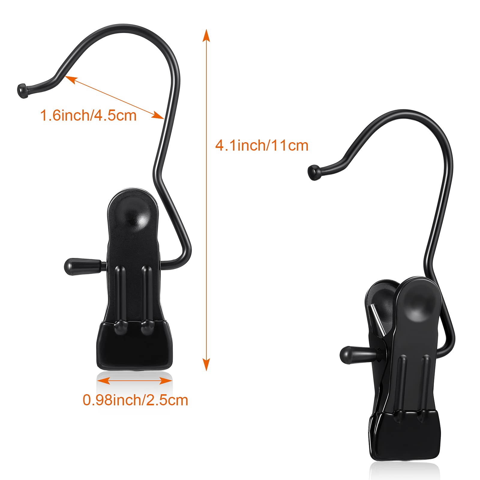 Hotop anti-slip rubber tips prevent snagging while hanging boots.