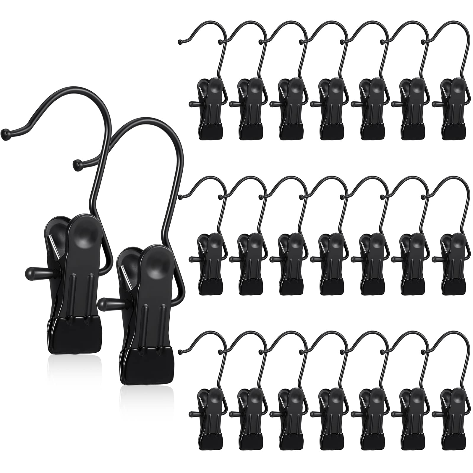 Hotop boot hanger clip: durable metal construction keeps boots secure.