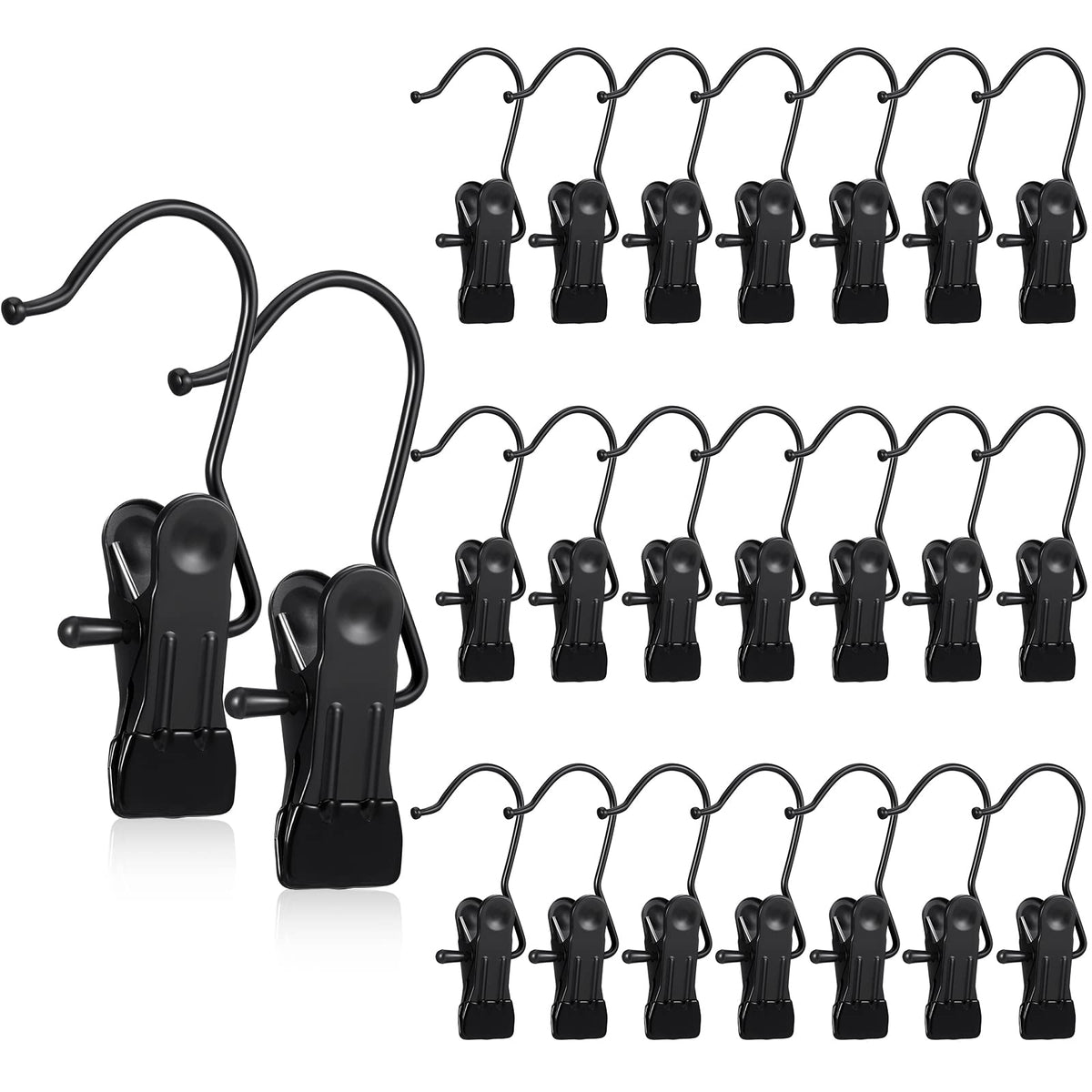 Hotop boot hanger clip: durable metal construction keeps boots secure.