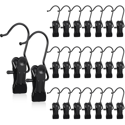 Hotop boot hanger clip: durable metal construction keeps boots secure.