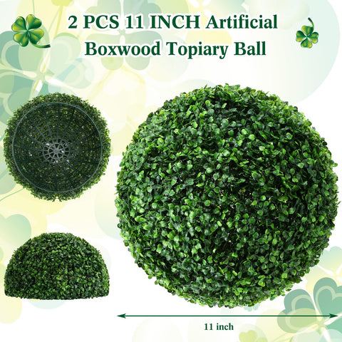 Hotop boxwood spheres with four layers create a lifelike garden accent outdoors.