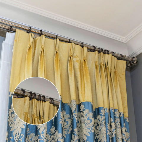 Hotop drapery rings used with shower and window curtains.