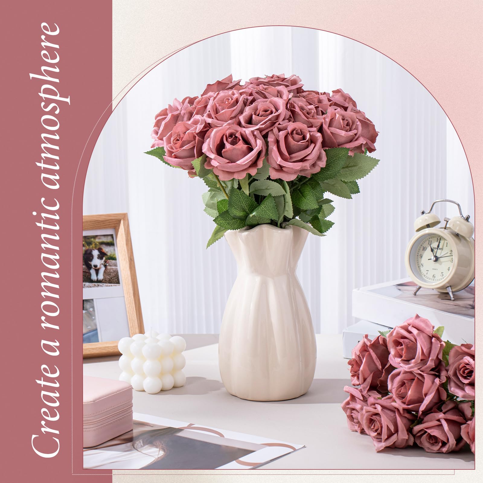Hotop internal-wire stems provide flexible, long-lasting floral displays.