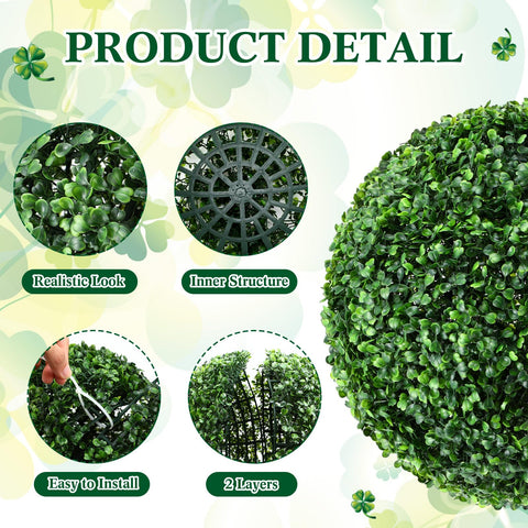 Hotop topiary ball wedding venue decor adds timeless greenery to events.