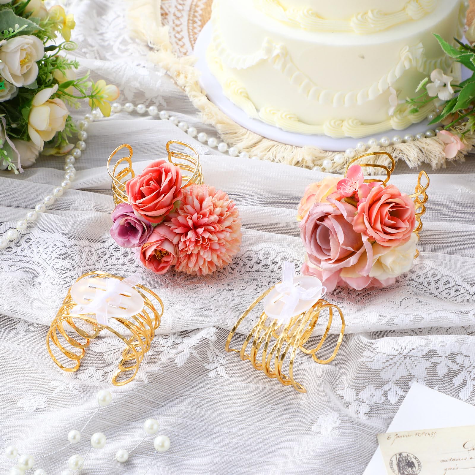 Hotop wedding bracelet kit ideal for bridesmaids and brides to coordinate outfits.