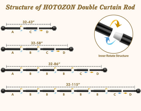 HOTOZON antique gold option adds classic luxury