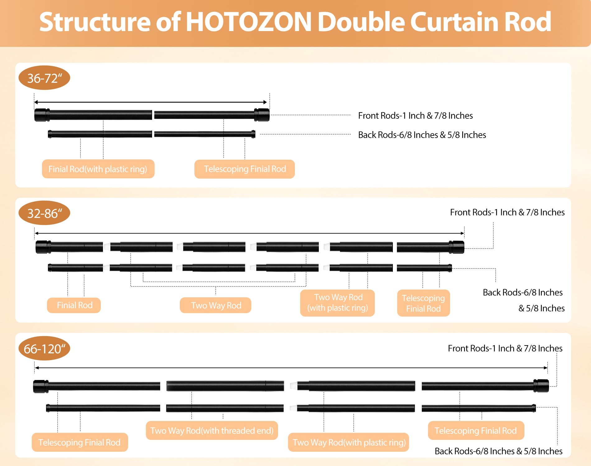 HOTOZON complete mounting kit included for straightforward setup.