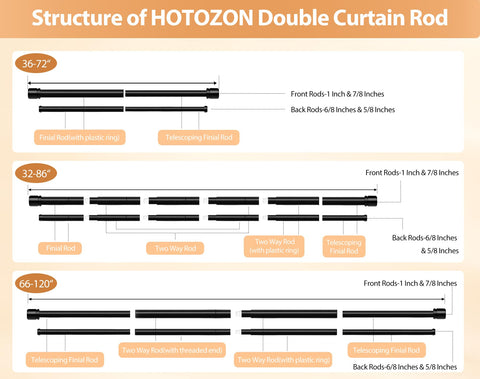 HOTOZON complete mounting kit included for straightforward setup.