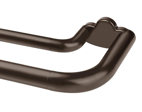 HOTOZON double curtain rod wrap-around design blocks light and reduces noise.