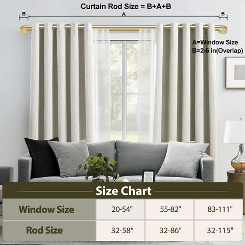 HOTOZON drapery rods keep walls tidy for a clean aesthetic