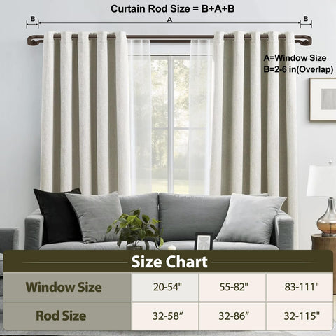 HOTOZON silver finish curtain rod brightens modern spaces.