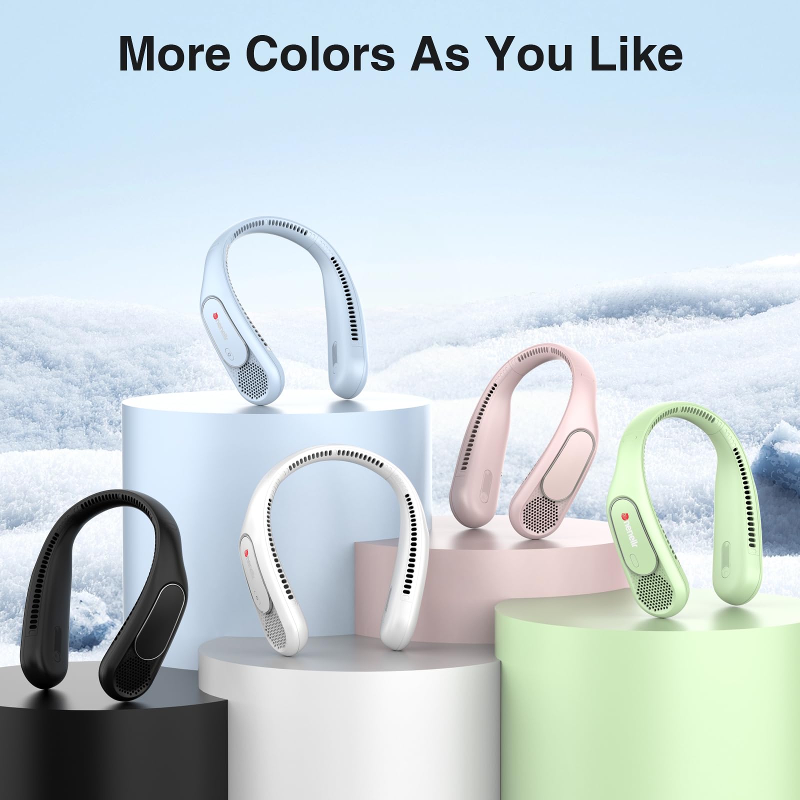 Hotsales neck fan pack included accessories and setup
