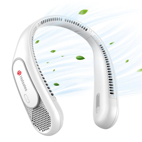 Hotsales neck fan wearable design provides hands-free cooling on the go.