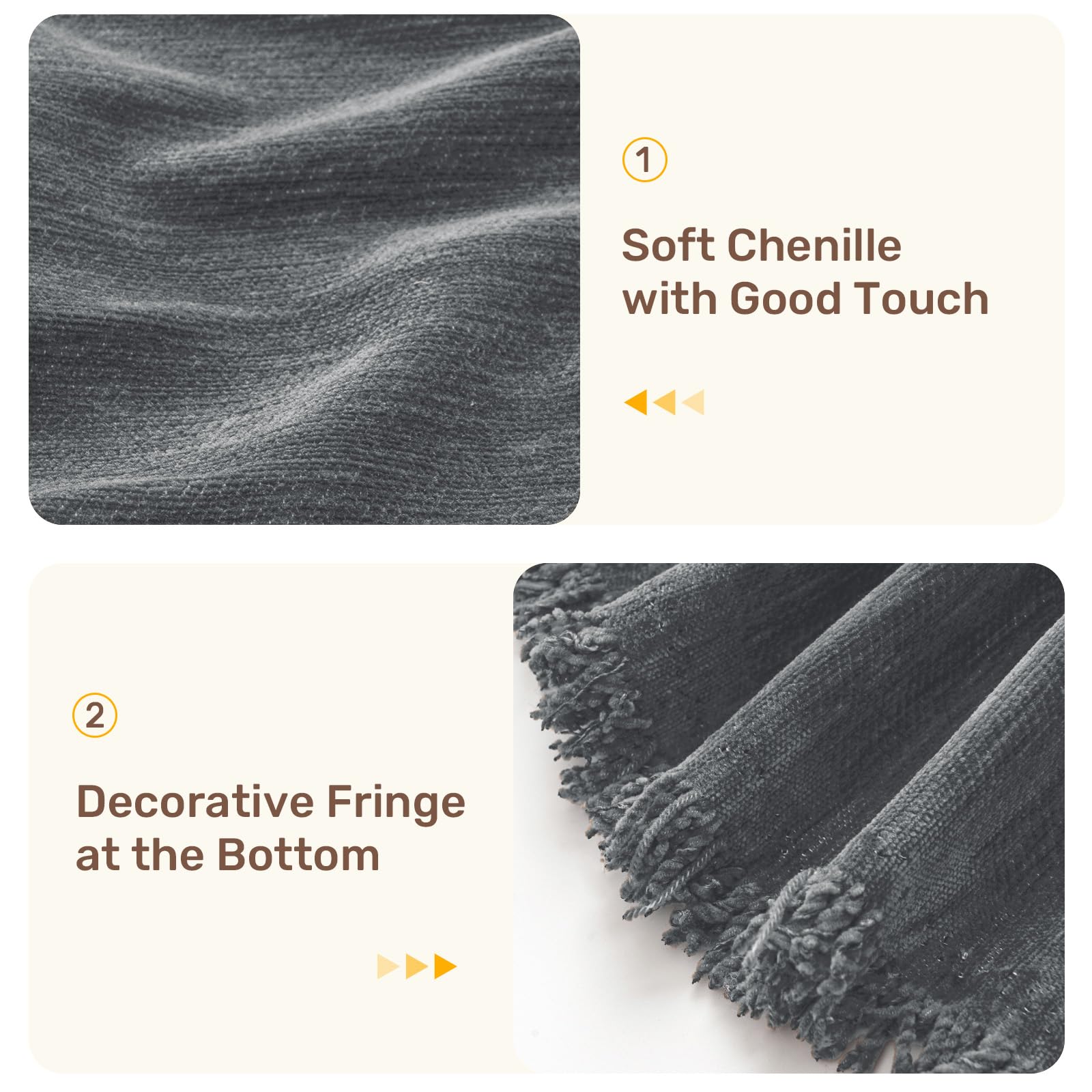 Houmiggle easy-install drapes over cushions for secure fit.