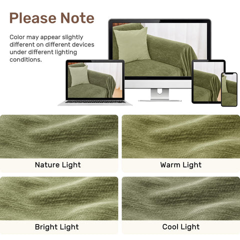 Houmiggle green color adds fresh style while protecting furniture