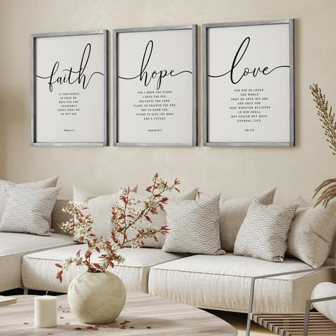Houmury 11x14 wall art set with screws for easy mounting