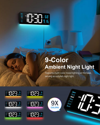 Hournor remote control enabling hands-free clock operation