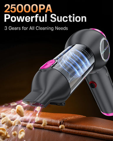 Houscly 8000mAh battery provides up to 40 minutes of cleaning