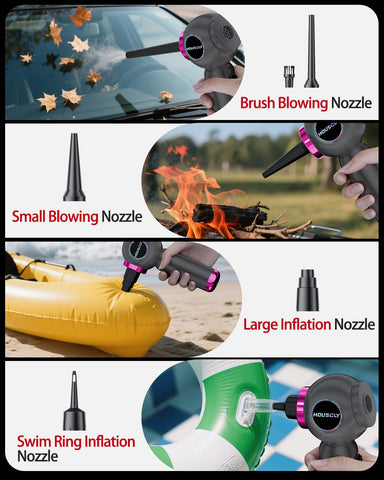 Houscly one-touch dust disposal keeps hands clean during emptying