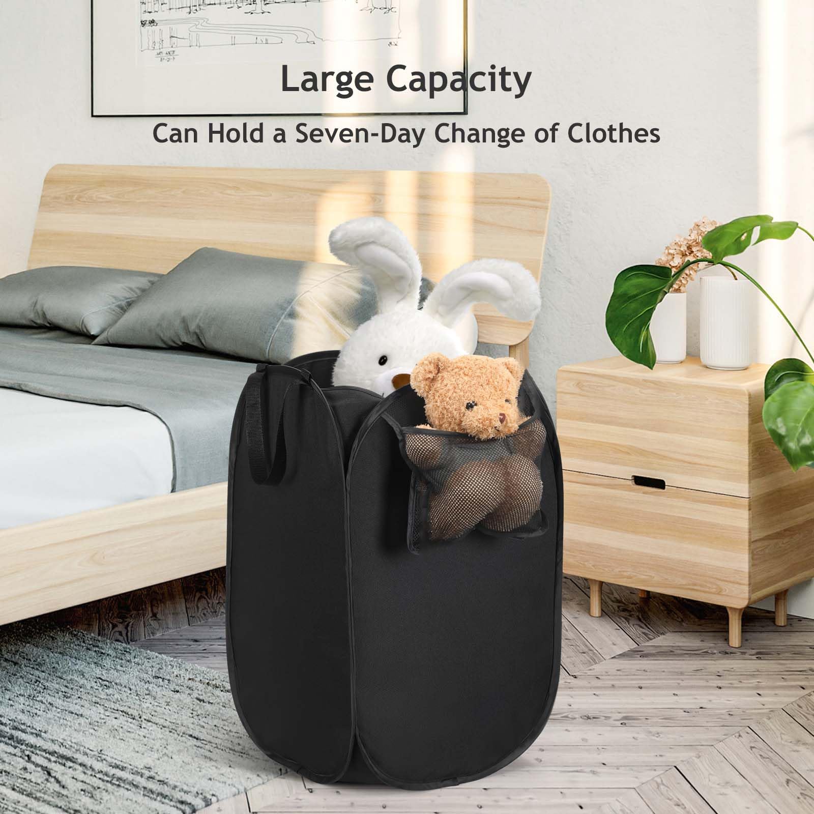HOUSE AGAIN sturdy 66 lb capacity for heavier laundry loads