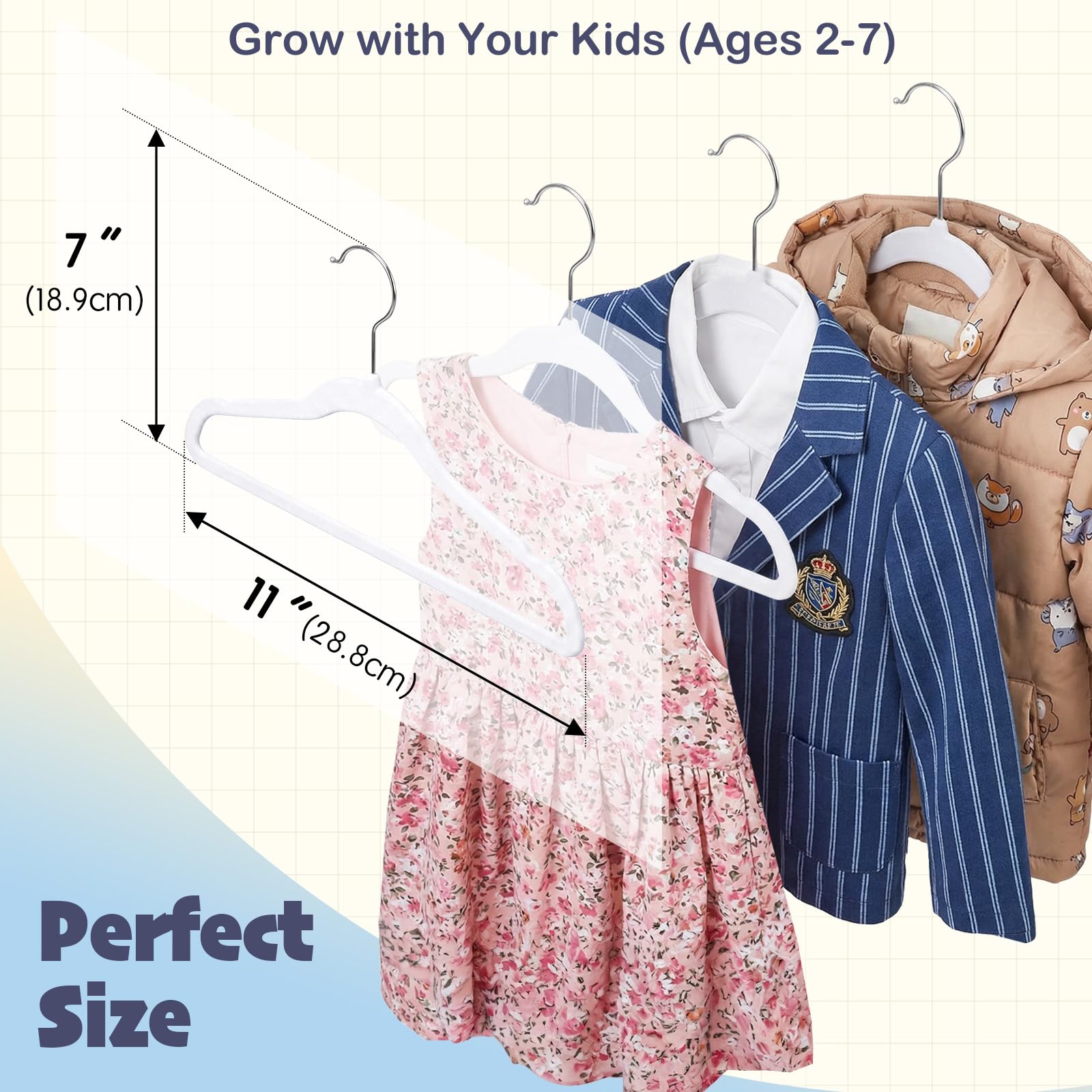 House Day 360-degree swivel hook enables easy access to garments.