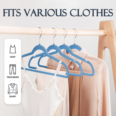 HOUSE DAY 360° swivel hook enables versatile hanging angles for crowded closets.