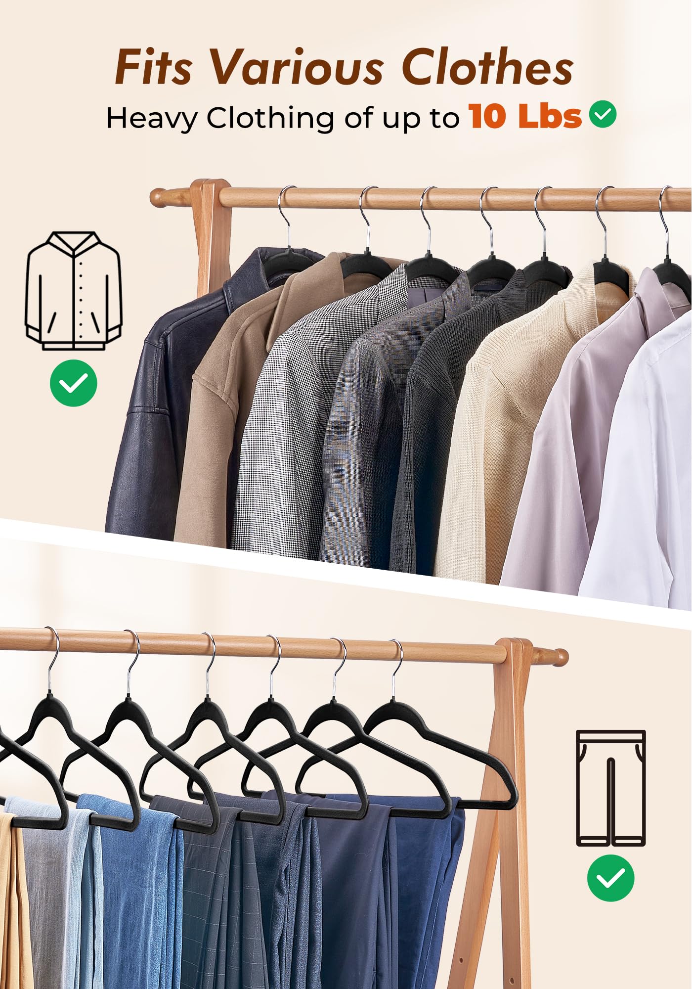 HOUSE DAY 360-degree swivel hooks for easy access from any angle