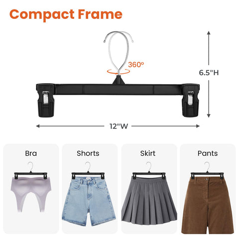HOUSE DAY 360° swivel hook enables easy access to clothing