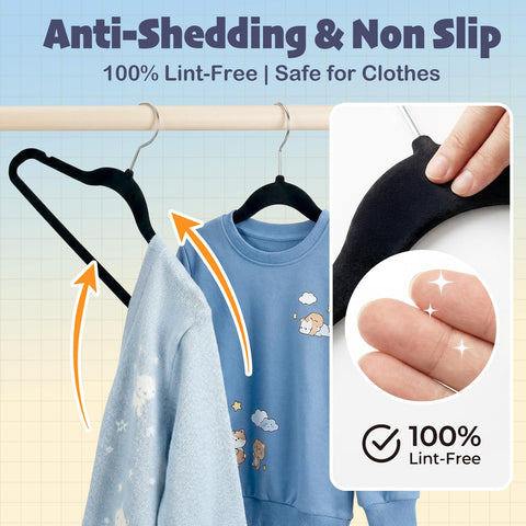 House Day 360-degree swivel hook makes hanging effortless from any closet rod.