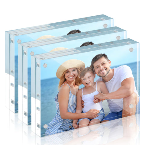 HOUSE DAY 5x7 acrylic frame front view with crystal clarity for vibrant photos.