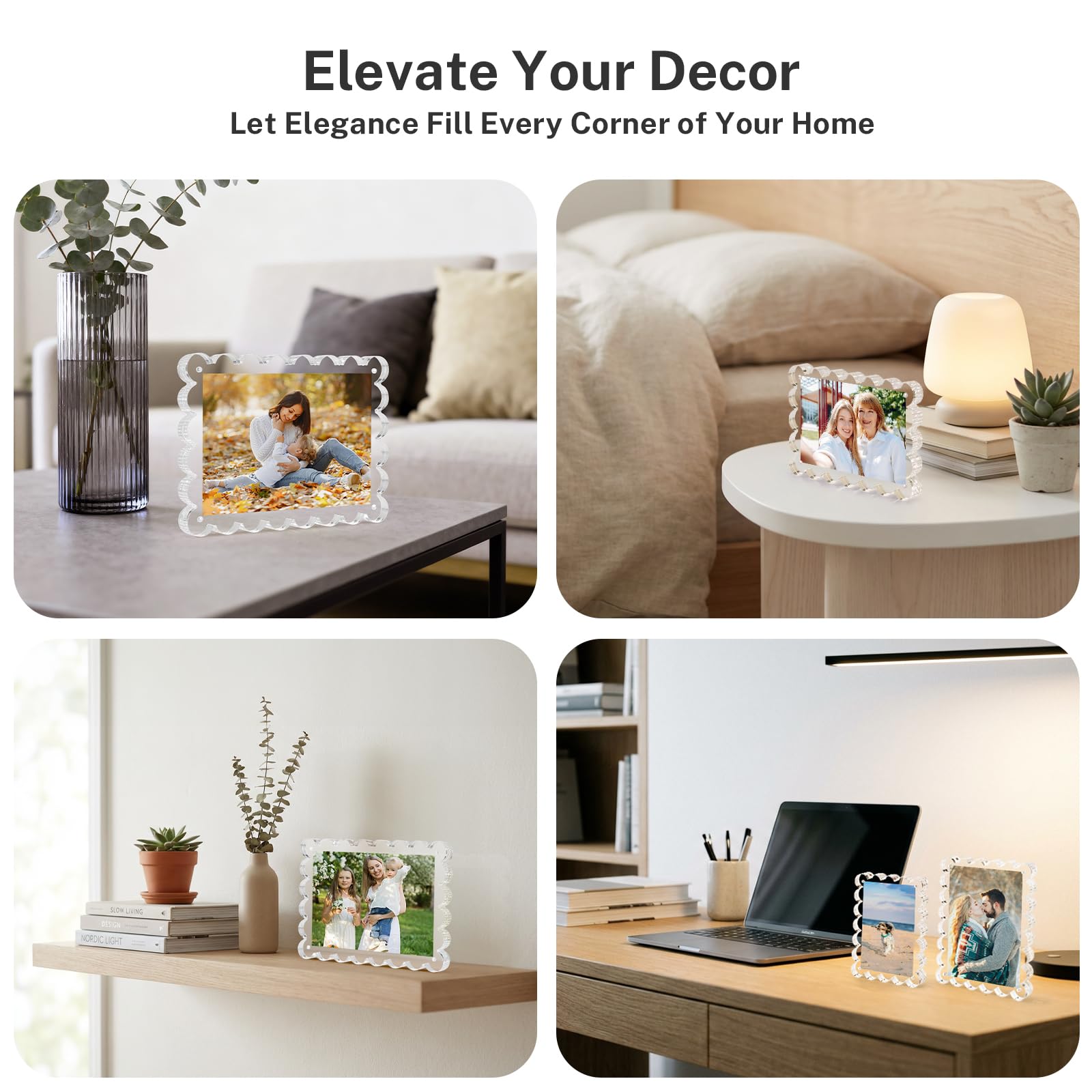 House Day compact 5x7 frame for stylish desktop display