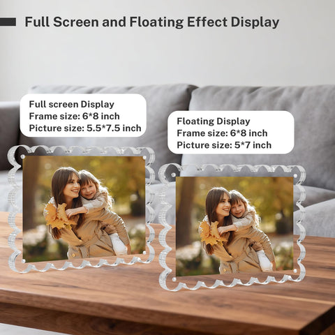 House Day double-sided 5x7 frame highlights both sides for rotating memories