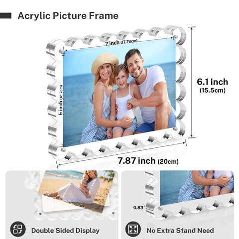 House Day 5x7 magnetic closure demonstrates instant photo swaps