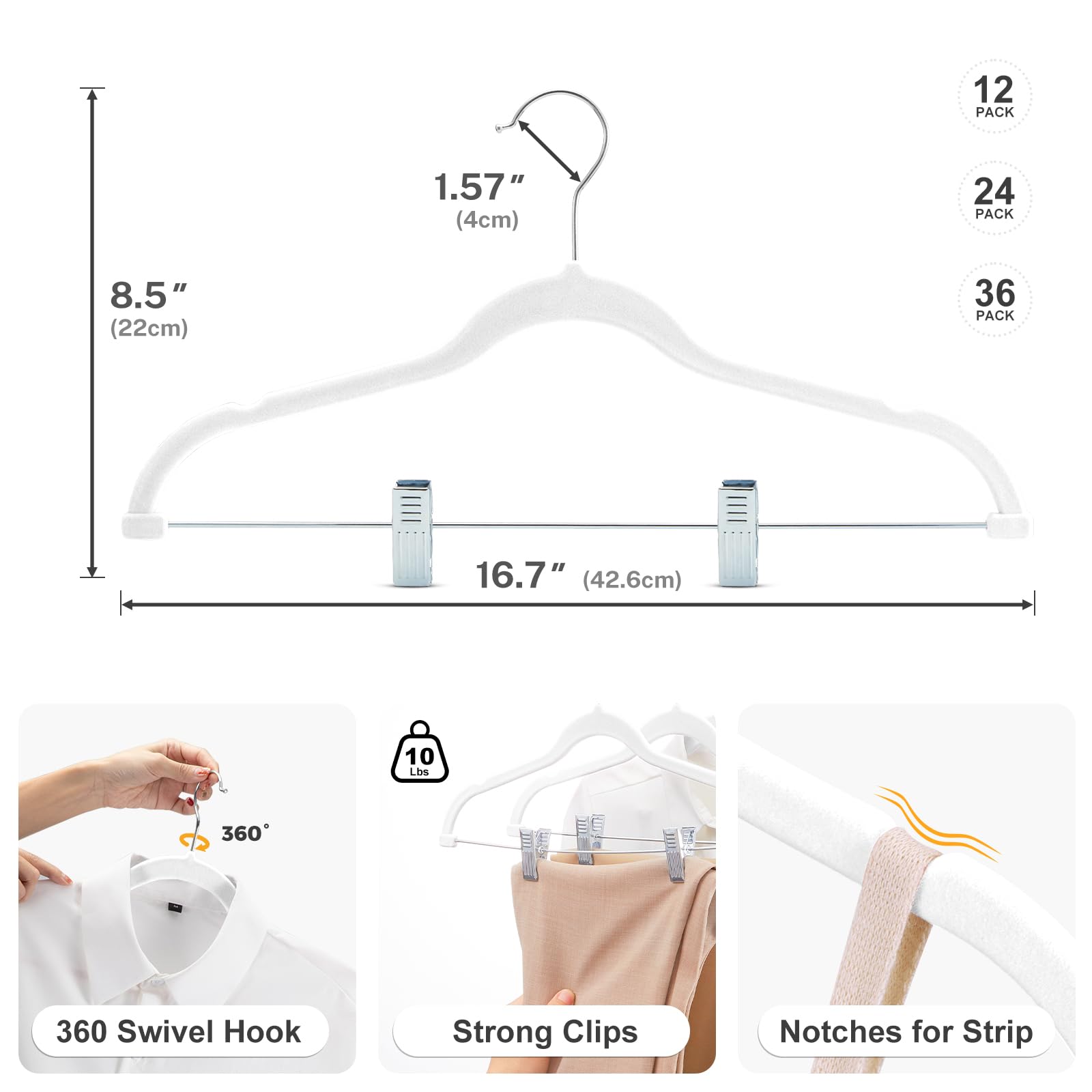 HOUSE DAY quality closet hangers from a trusted brand for organization and storage.