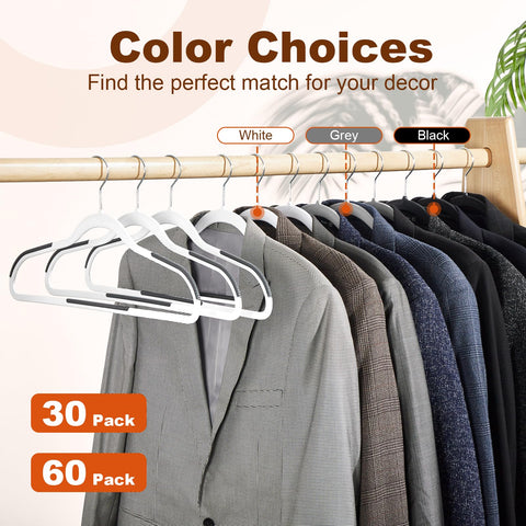 House Day closet organization scene with neatly hung garments.