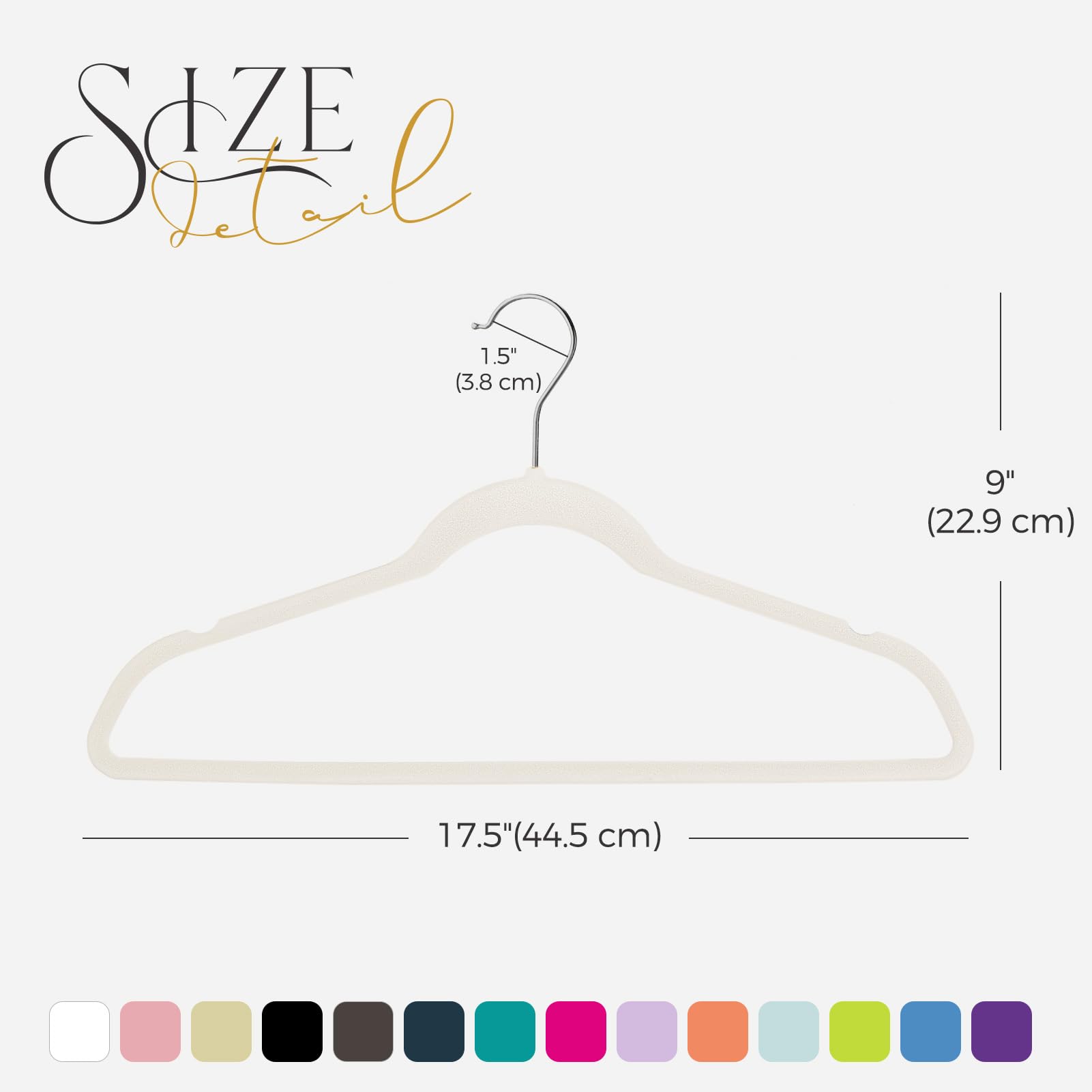 HOUSE DAY Clothing shape-preserving hangers help maintaining silhouettes.